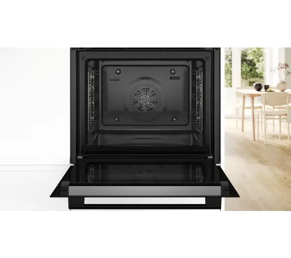 Bosch Serie 6 HRG578CB7 Funkcje AI Termoobieg AirFry Termosonda Zdalne sterowanie Czarny - Kup na Raty - RRSO 0%