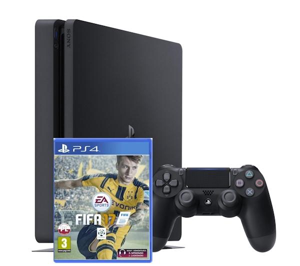 Konsola Sony PlayStation 4 Slim 500GB + FIFA 17