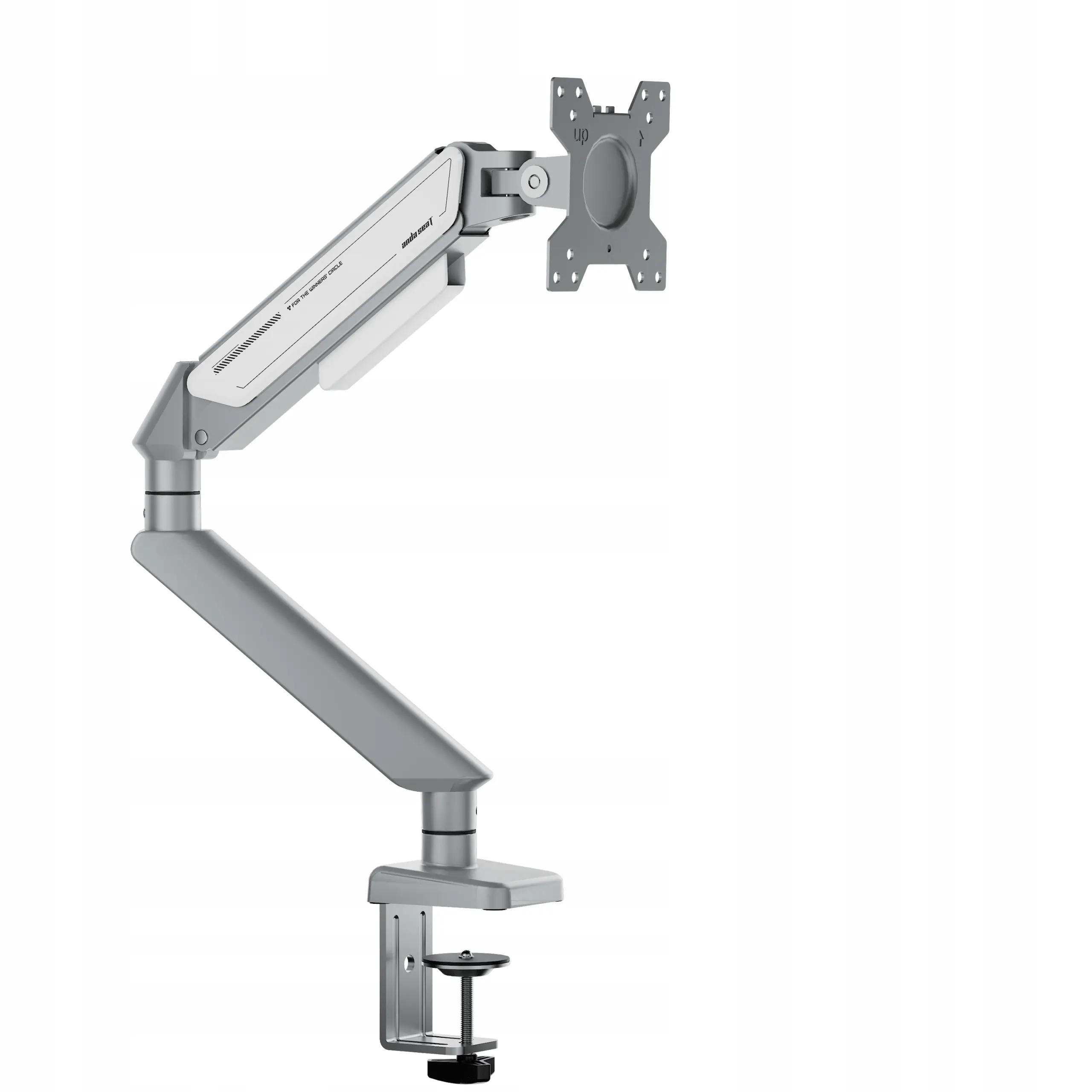 Uchwyt do monitora Anda Seat Stealth II od 17” do 32” Max 9kg Biały