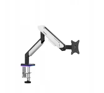 Uchwyt do monitora Anda Seat Stealth II PRO RGB od 17" do 42" Max 15kg Biały