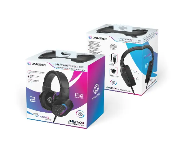Oniverse Meteor Carbon Black Nauszne Czarny