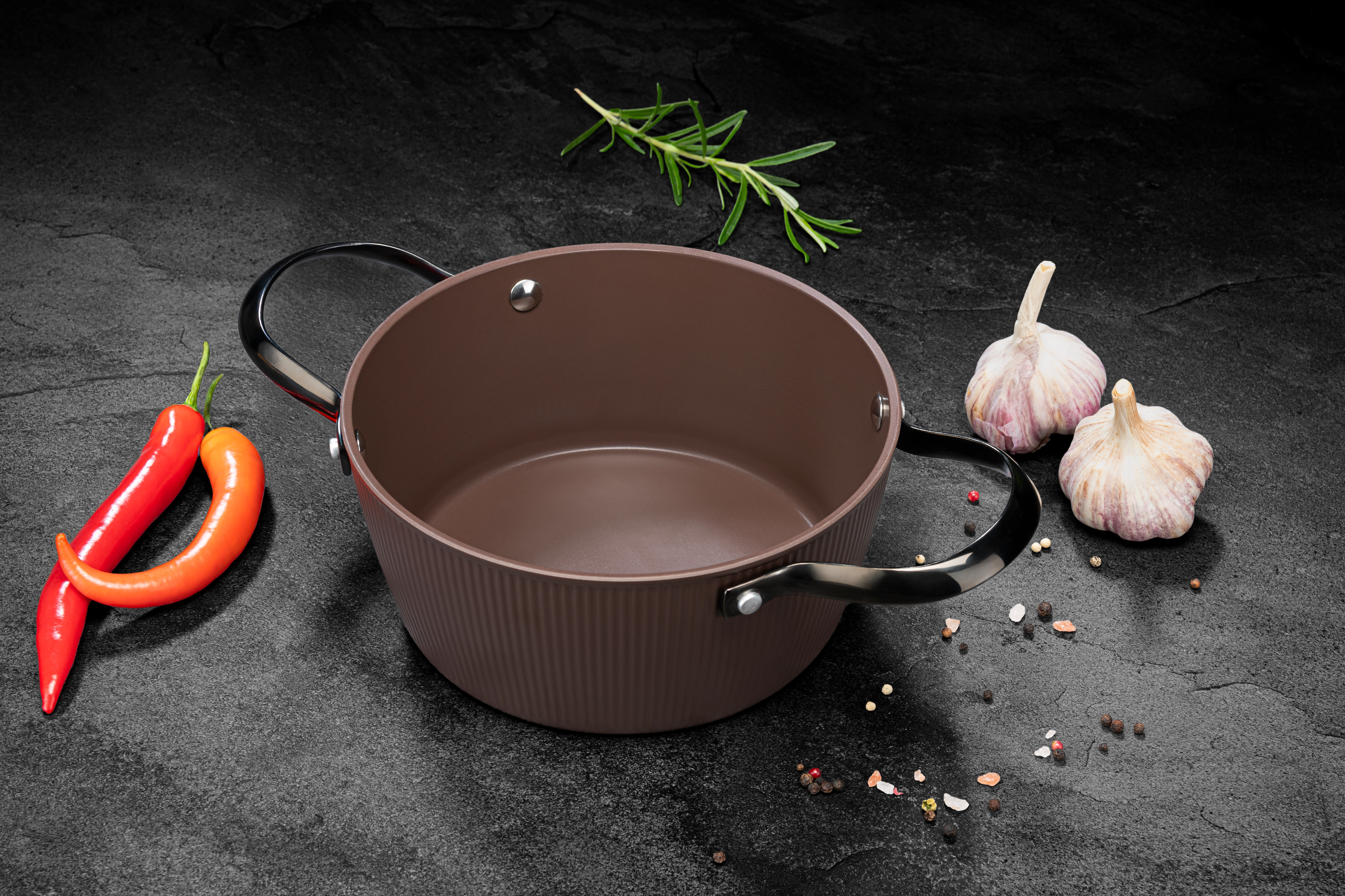 Zestaw garnków La Bonita Especial LB6ZGA002 Indukcja Aluminium 6 elementów