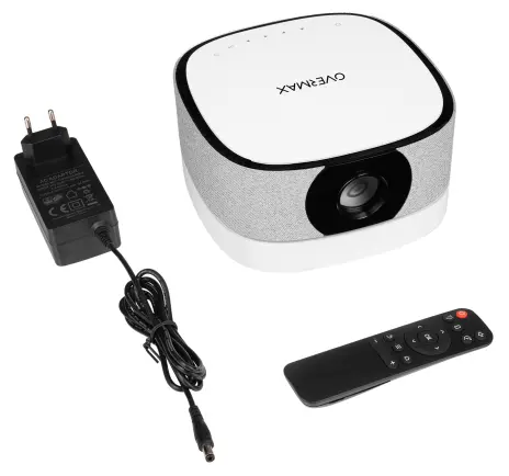 Overmax Multipic 4.5 Draagbare Full HD-beamer – 3000 Lumen, 200 Inch Beeld, Wi-Fi, Bluetooth En Ingebouwde Powerbank – Perfect Voor Films En Presentaties