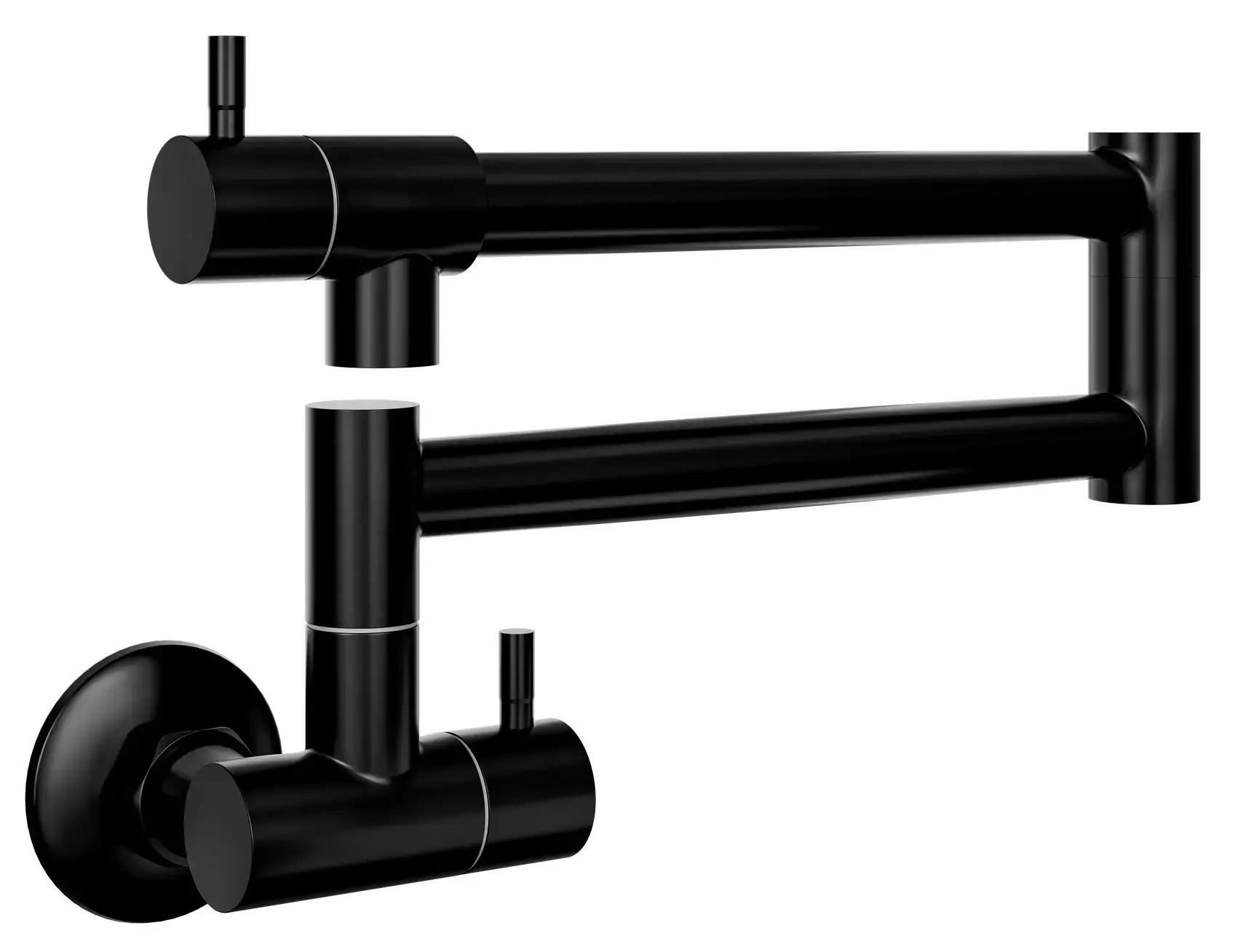 Bateria Globalo Oxario Black 1.1 Czarny mat Stal nierdzewna