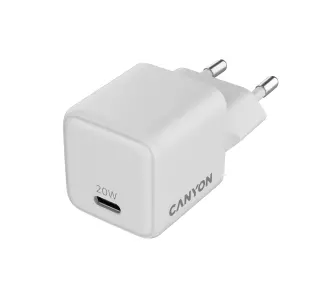 Ładowarka sieciowa Canyon CU20C GaN 20W 1xPD Biały