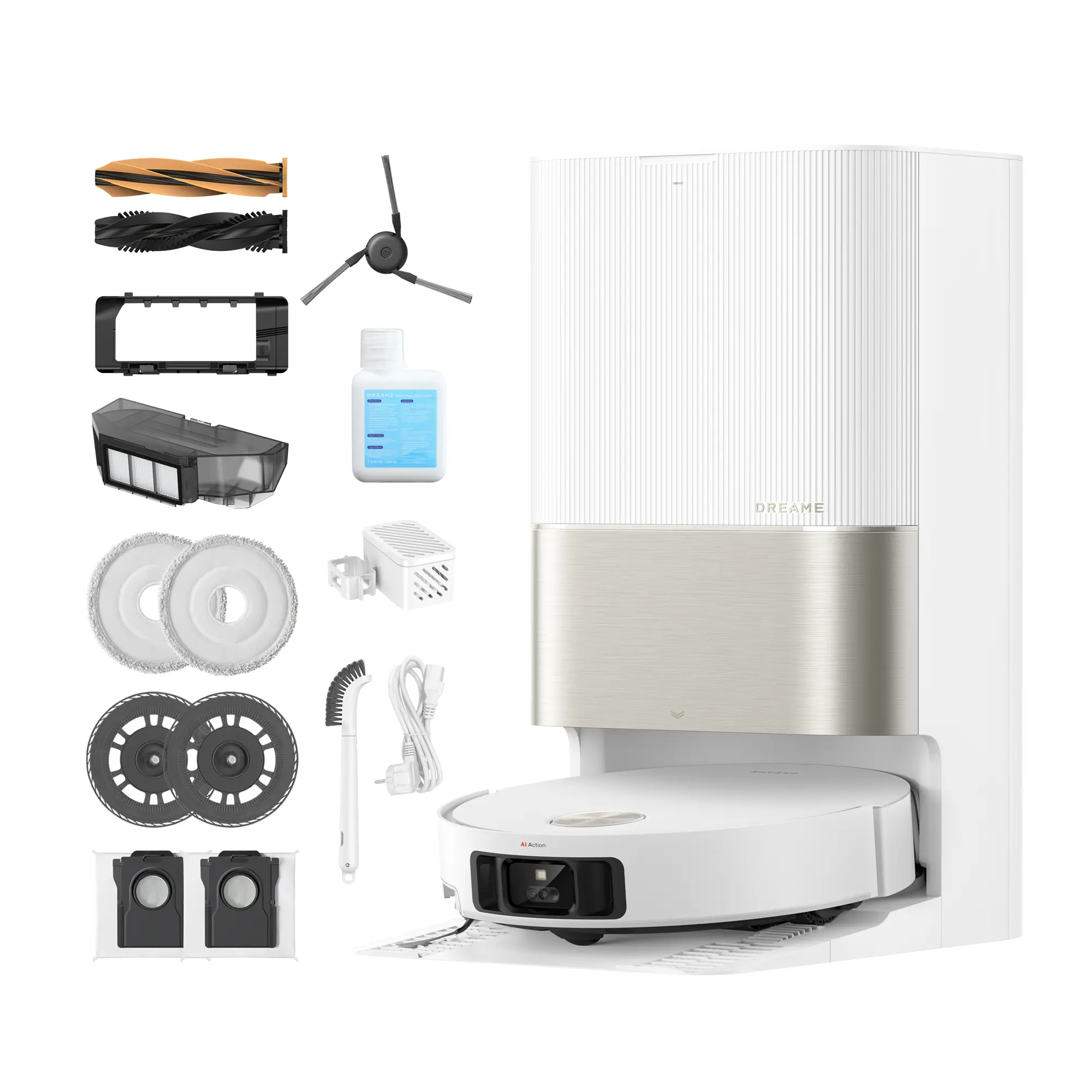 Robot sprzątający Dreame X50 Ultra Funkcja mopowania Stacja oczyszczająca Tworzenie mapy pomieszczenia Biały