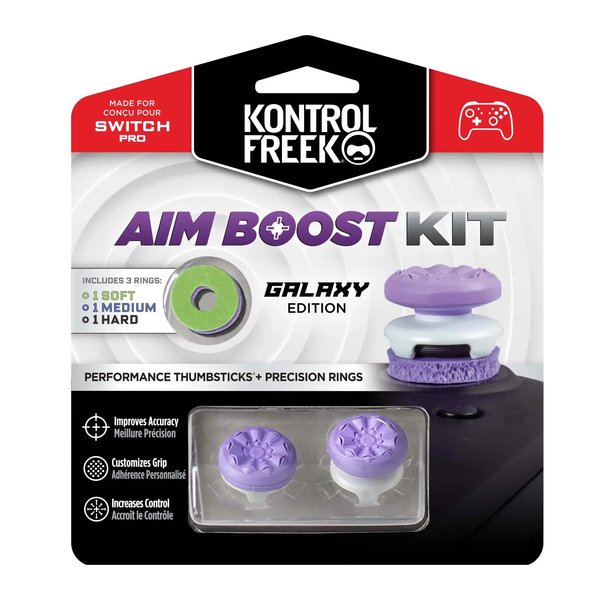 Nakładka SteelSeries Kontrolfreek RP-2807-NP FPS Aim Boost Kit Galaxy Edition