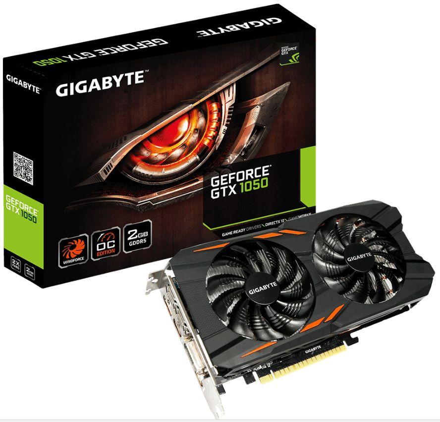 Gigabyte Geforce GTX 1050 Windforce OC 2G 2GB GDDR5 128 bit