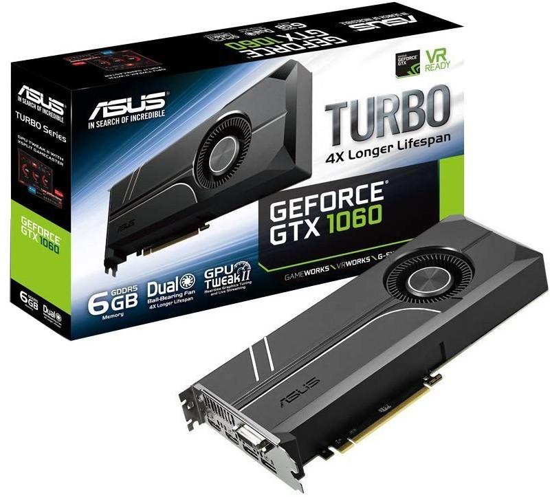 ASUS GeForce Turbo GTX 1060 6GB - Opinie, Cena - RTV EURO AGD