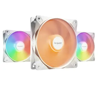 Zestaw wentylatorów be quiet! Light Wings LX 120mm PWM HS 3szt. Biały
