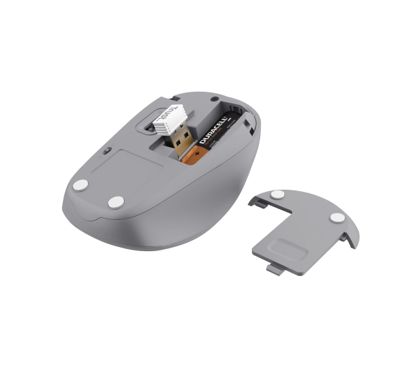 Trust Yvi+ Silent Wireless Biały