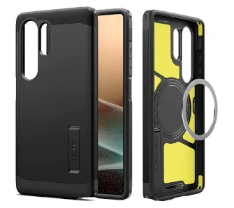 Etui Spigen Tough Armor MagSafe do Galaxy S25 Ultra Czarny