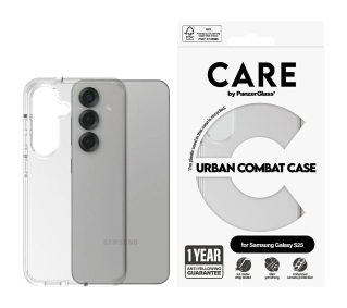 PanzerGlass Flagship Urban Combat do Galaxy S25 Przezroczysty