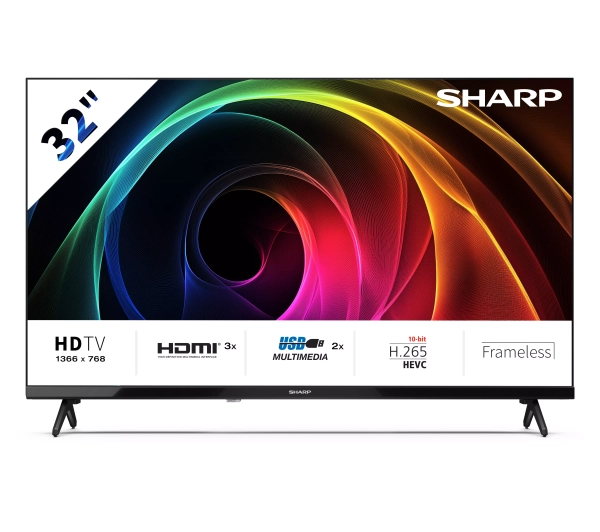 Zdjęcia - Telewizor Sharp 32HA1705E 32" LED HD Ready DVB-T2 