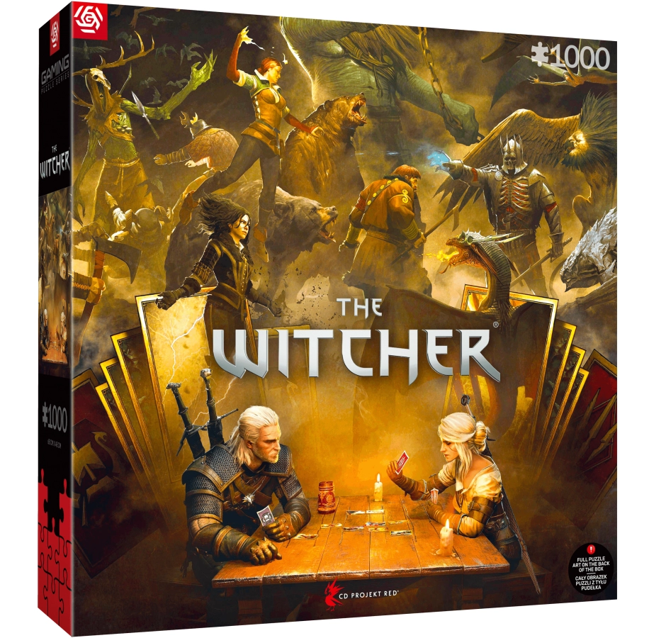 Puzzle Good Loot The Witcher (Wiedźmin) Playing Gwent Gaming Puzzle 1000 elementów