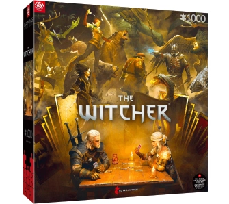 Puzzle Good Loot The Witcher (Wiedźmin) Playing Gwent Gaming Puzzle 1000 elementów