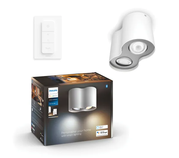 Inteligentne oświetlenie - Philips Hue White Ambiance Podwójne Pillar Biały