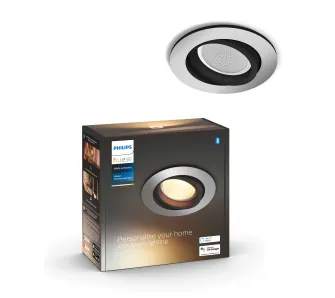 Oświetlenie punktowe Philips Hue White Ambiance Milliskin 1szt. Srebrny