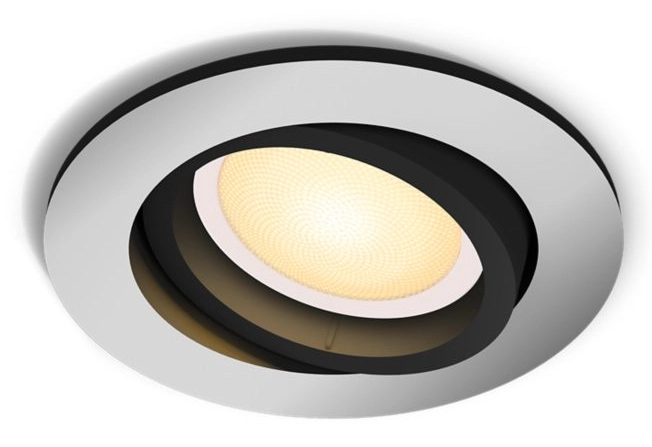 Oświetlenie punktowe Philips Hue White Ambiance Milliskin 1szt. Srebrny