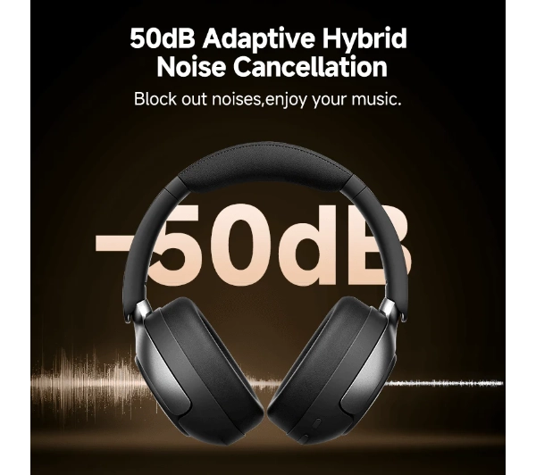 QCY H3 Pro ANC Nauszne Bluetooth 5.4 Funkcje AI Czarny