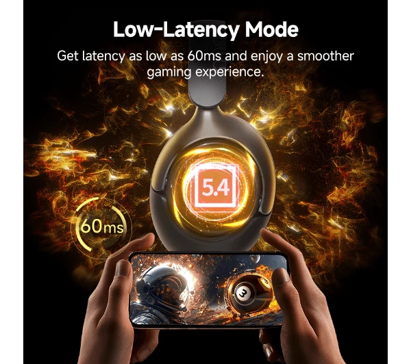 QCY H3 Pro ANC Nauszne Bluetooth 5.4 Funkcje AI Czarny