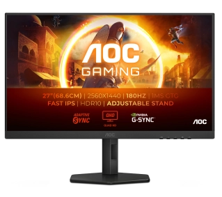 AOC Q27G4XF 27" 2K Fast IPS 180Hz 0,5ms MPRT Gamingowy - Kup na Raty - RRSO 0%