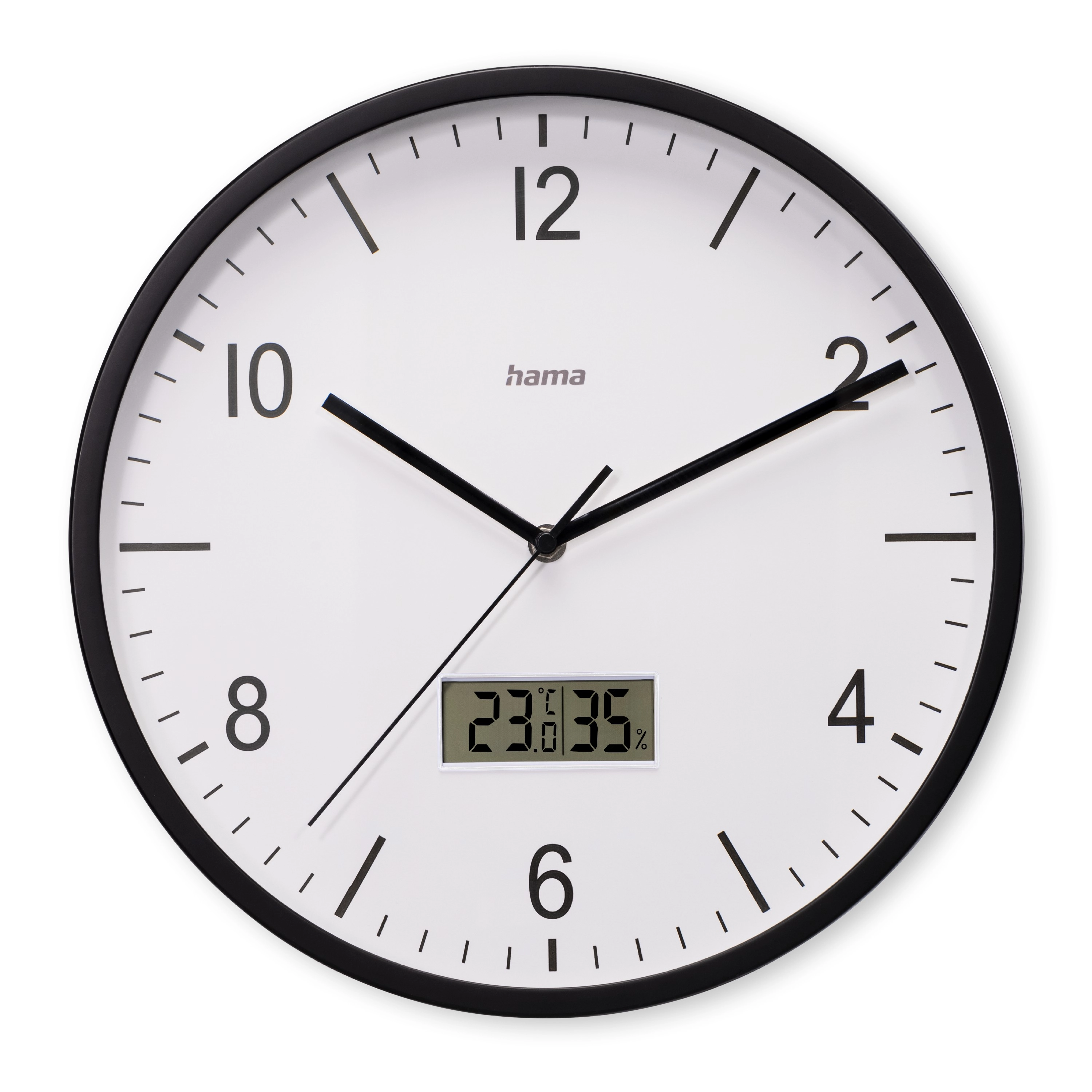 Zegar z termometrem Hama Lanzarotte 185887