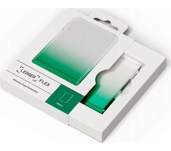 Ledger Silicon Case na portfel Flex Zielony
