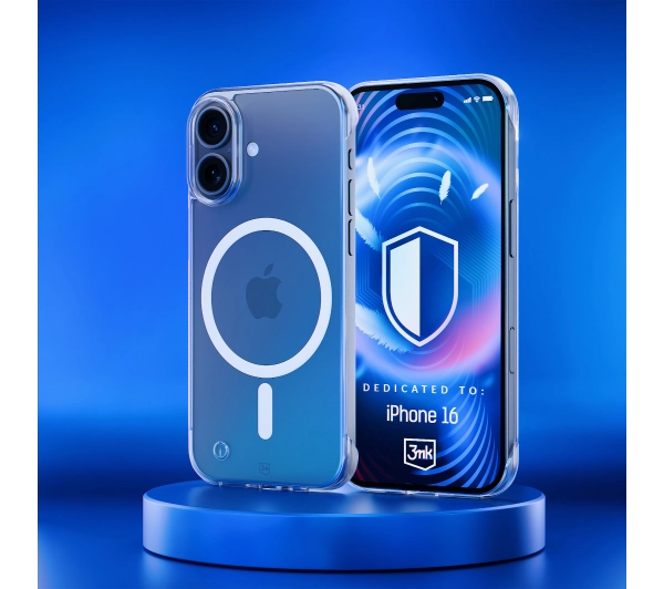 3mk Just20g Case do iPhone 16 Przezroczysty