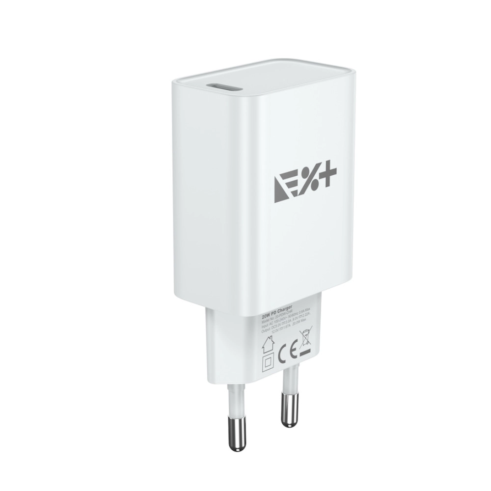 Ładowarka sieciowa NEXT ONE 20W PD 1 x USB-C Biały