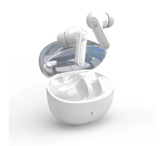 Słuchawki bezprzewodowe Music Hero TWS MY-BEAT ANC Doknałowe Bluetooth Biały