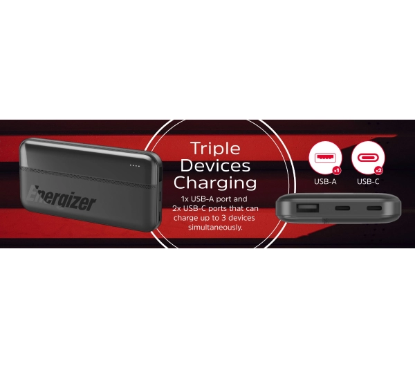 Energizer UE10050CC 10000mAh 15W Czarny