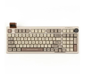 Klawiatura mechaniczna Epomaker RT100 ANSI Wisteria Linear Switch Biały