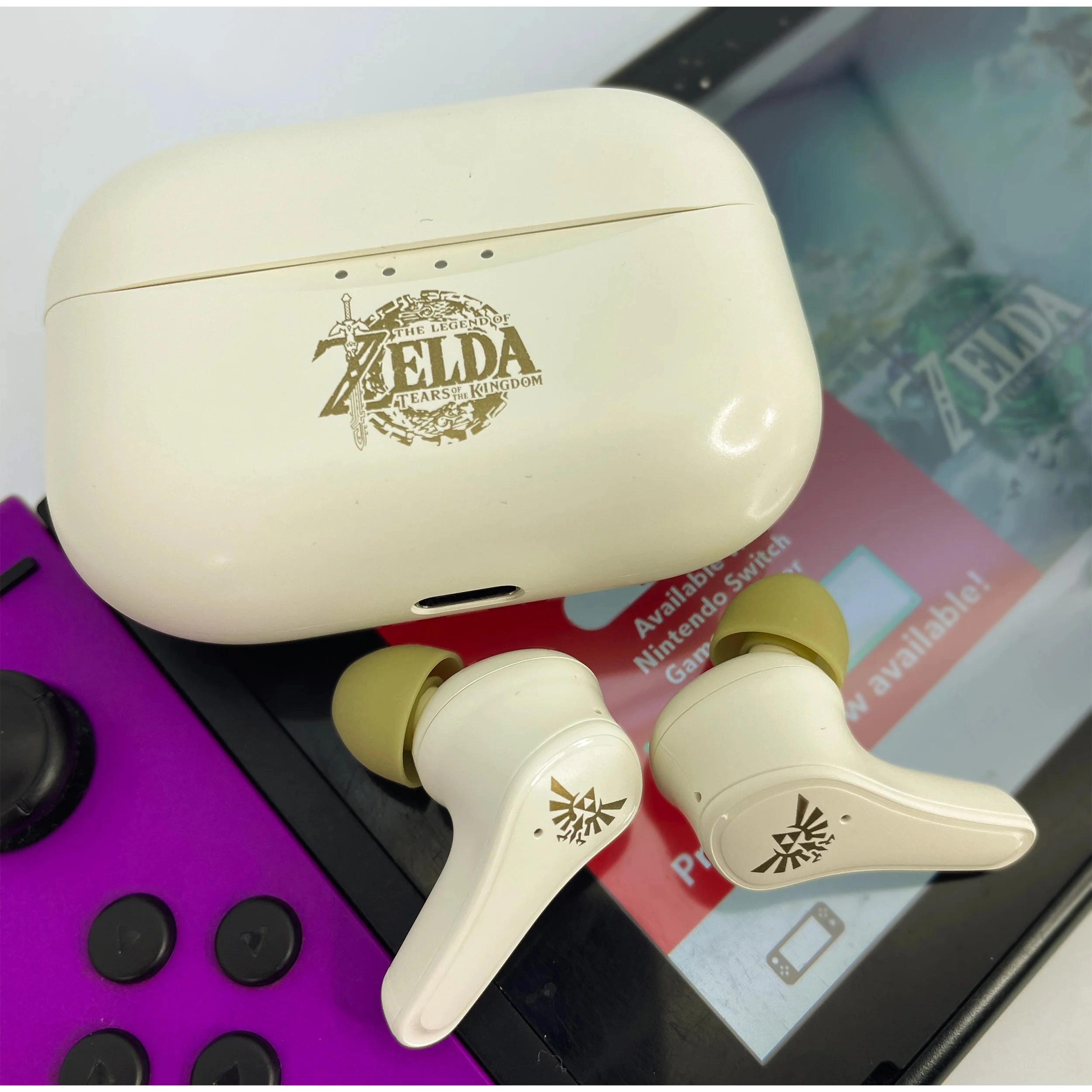 Słuchawki bezprzewodowe OTL Technologies The Legend of Zelda: TOTK TWS Earphones Dla Dzieci Dokanałowe Bluetooth 5.3 Beżowy