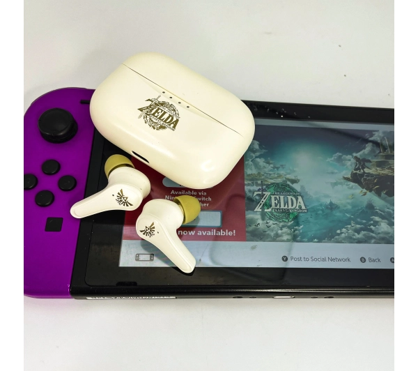 OTL Technologies The Legend of Zelda: TOTK TWS Earphones Dla Dzieci Dokanałowe Bluetooth 5.3 Beżowy - ⚡ EURO HIT CENOWY! ⚡