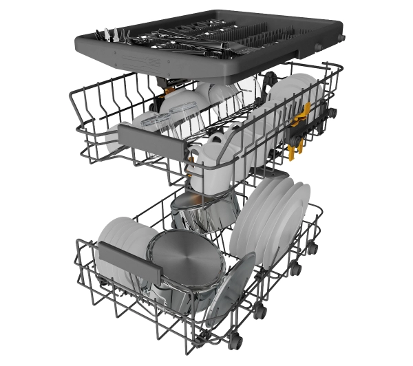 Whirlpool WH6IC11BS7LA0 45cm Automatyczne otwieranie drzwi Szuflada na sztućce - TRZECI -55%, ALBO 5-TY ZA 1ZŁ - Kup na Raty - RRSO 0%