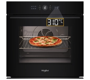 Whirlpool WOI5S8PCM1SBA Funkcje AI Pizza 310C Termoobieg Termosonda AirFry Czarny - TRZECI -55%, ALBO 5-TY ZA 1ZŁ - Kup na Raty - RRSO 0%