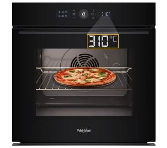Piekarnik elektryczny parowy Whirlpool WOI5S8PCM1SBA Pizza 310C Termoobieg Termosonda AirFry Czarny