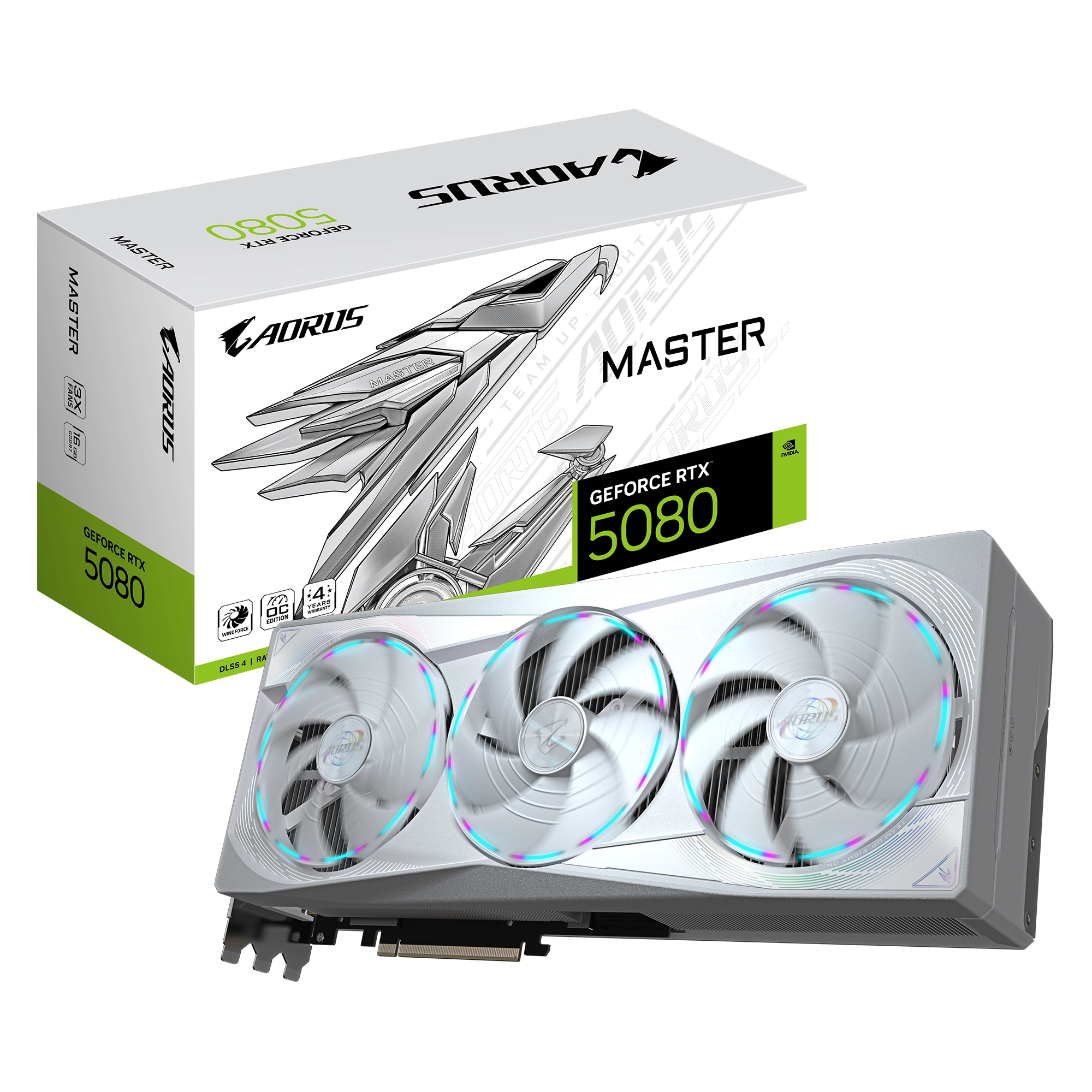 Karta graficzna Gigabyte GeForce RTX 5080 MASTER ICE 16GB GDDR7 256bit DLSS 4
