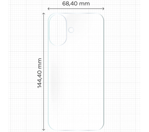 Bizon na tył Hydrogel do do iPhone 16 2 sztuki