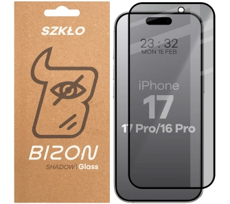 Szkło hartowane Bizon Edge Shadow do iPhone 16 Pro/17/17 Pro