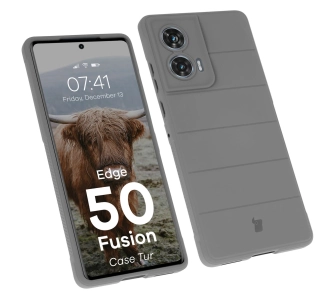 Etui Bizon Tur do Motorola Edge 50 Fusion Light Grey