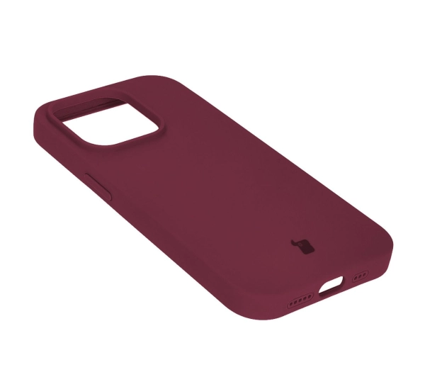 Bizon Silikonowe Soft do iPhone 15 Pro Ciemno-fioletowy