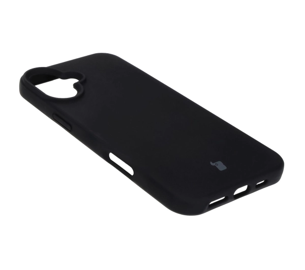 Bizon Silikonowe Soft do iPhone 16 Plus Czarny