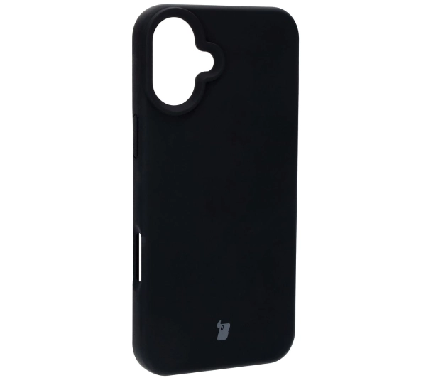 Bizon Silikonowe Soft do iPhone 16 Plus Czarny