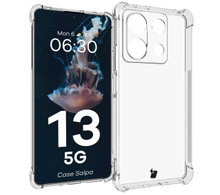 Bizon Elastyczne Salpa do Xiaomi Redmi Note 13 5G Przezroczysty