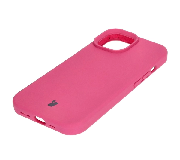 Bizon Silikonowe Soft do iPhone 15 Fuksja