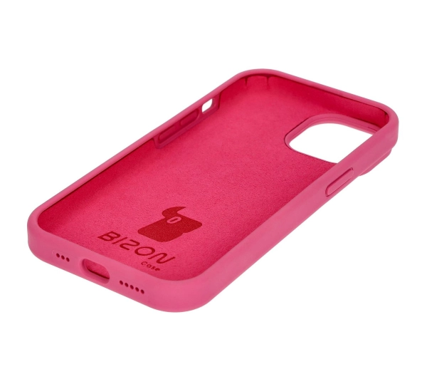 Bizon Silikonowe Soft do iPhone 15 Fuksja