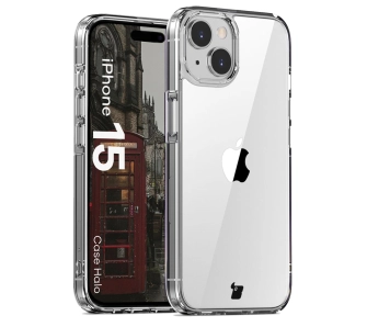 Etui Bizon Halo do iPhone 15 Przezroczyste