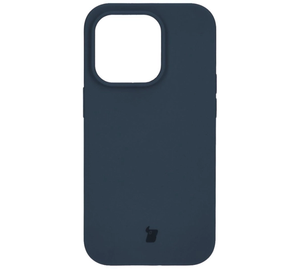 Bizon Silikonowe Soft do iPhone 14 Pro Ciemno-niebieski